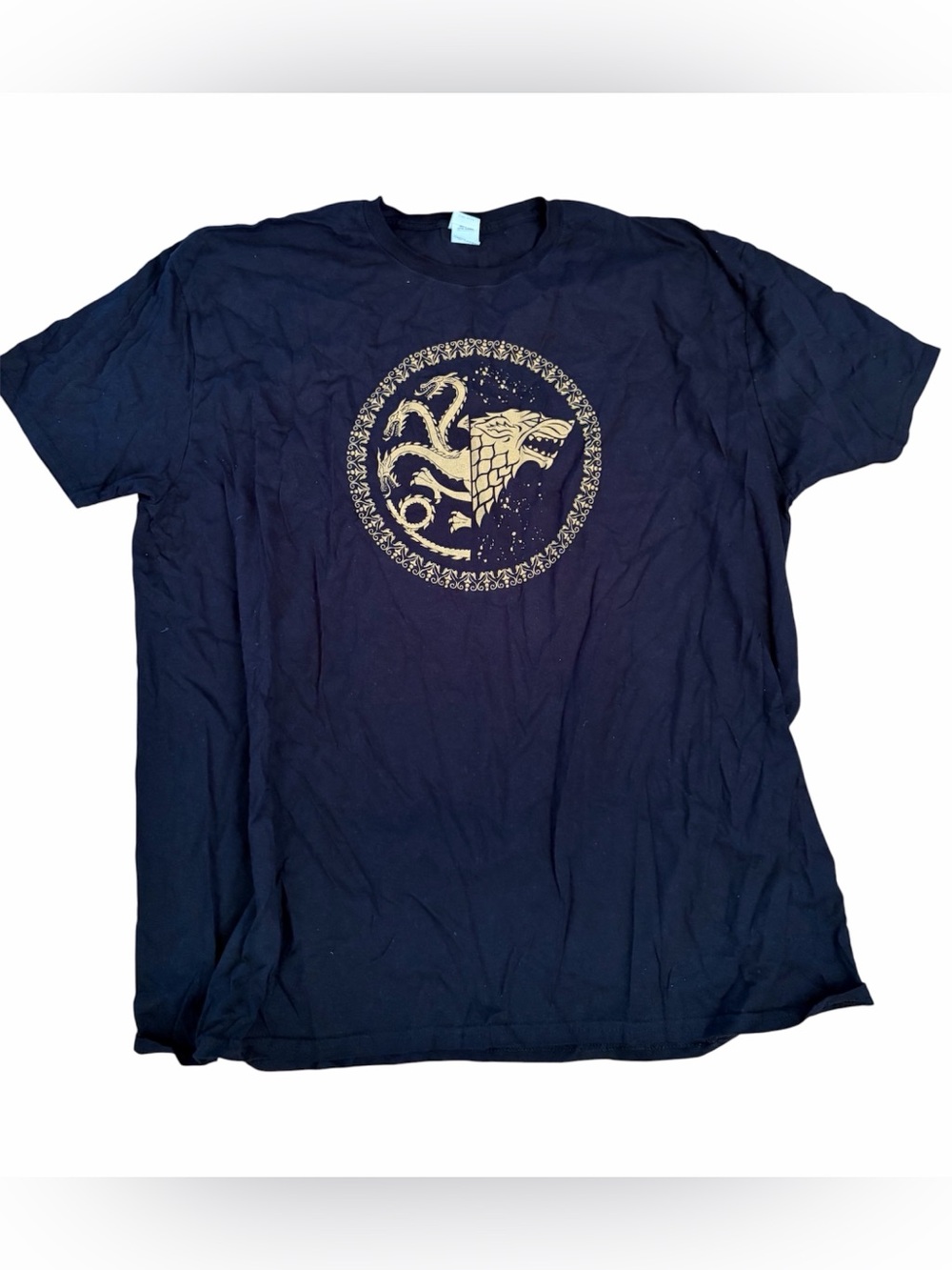 Game of Thrones Men’s Black Cotton Tee 3XL